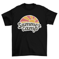 Summer camp vintage t-shirt design
