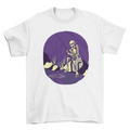 Fishing skeleton t-shirt