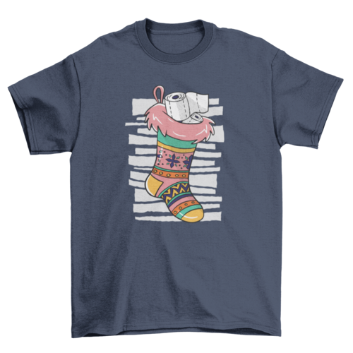 Toilet paper sock t-shirt