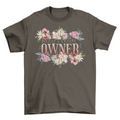 Watercolor flowers boutique t-shirt