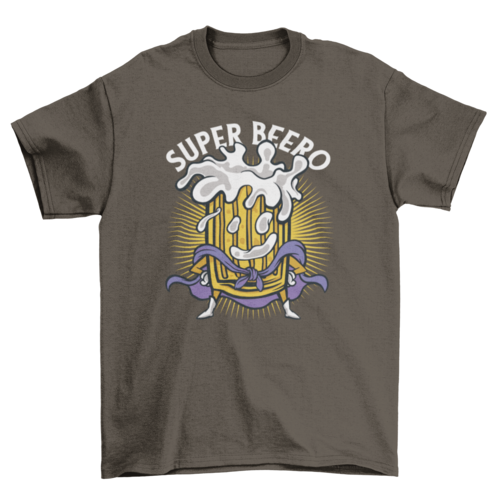 Superhero beer t-shirt