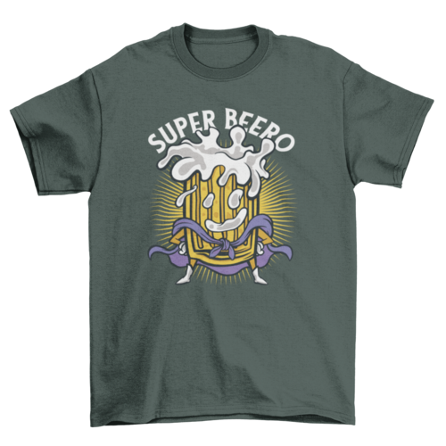 Superhero beer t-shirt