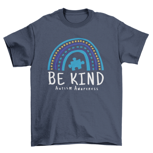 Be kind autism awareness quote t-shirt